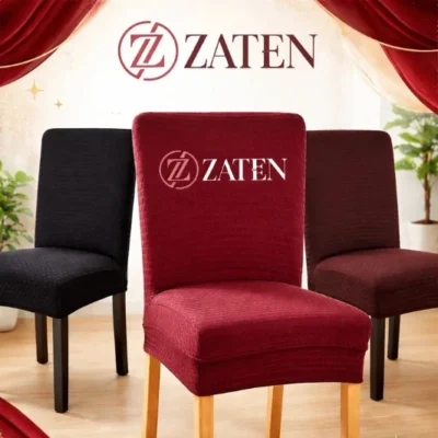 Butterfly Design Chair Cover – Mehroon