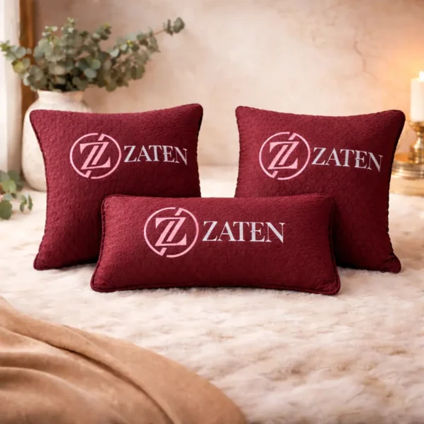 Butterfly Style Cushion Covers- Mehroon