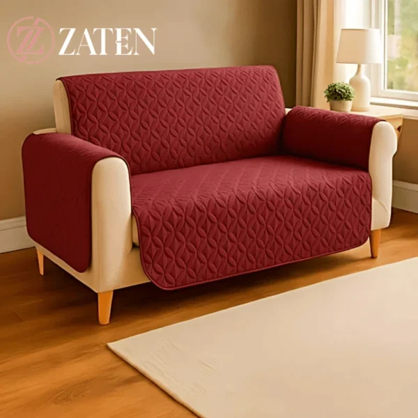 Ultra Sonic Sofa Runner- Sofa Coat- Mehroon