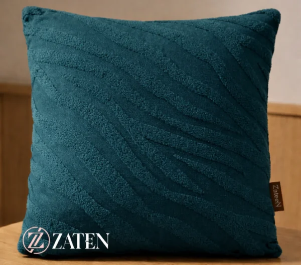 Zebra Style Cushion Covers- Zinc