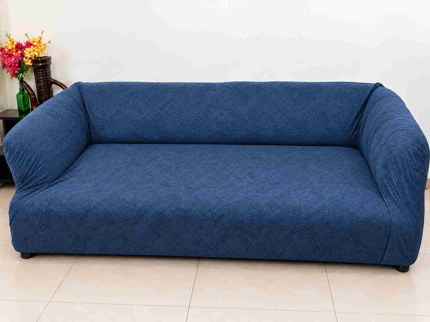 Royal Wave Sofa Covers– Blue