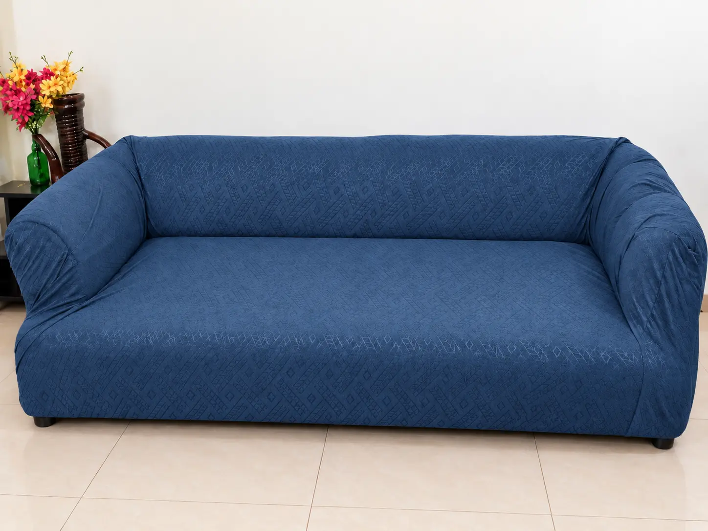 Royal Wave Sofa Covers– Blue