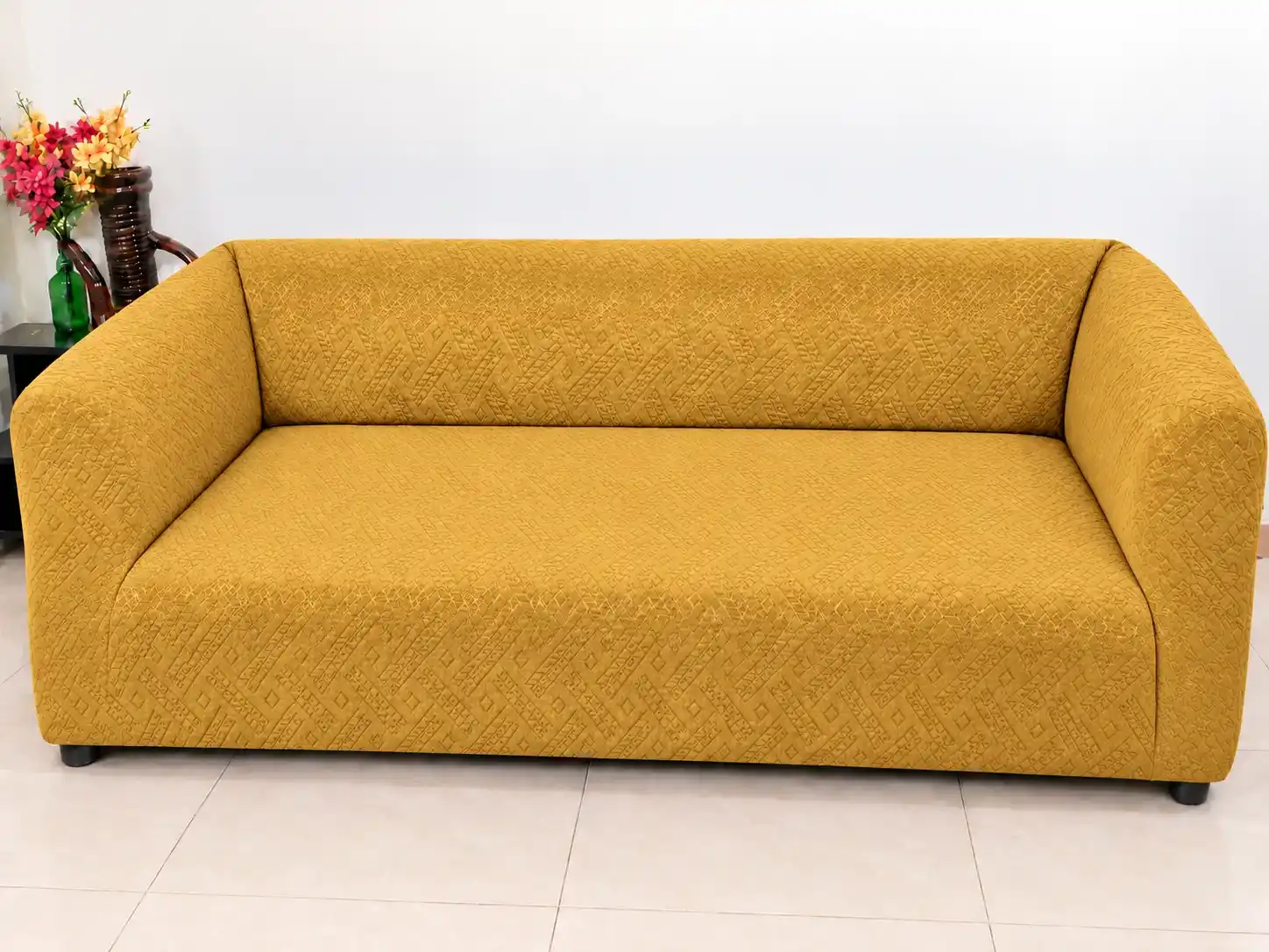 Royal Wave Sofa Covers– Golden