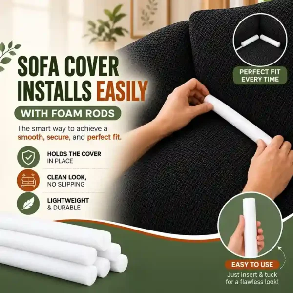 Sofa Cover Anti-Slip Foam Sticks – Pack of 5